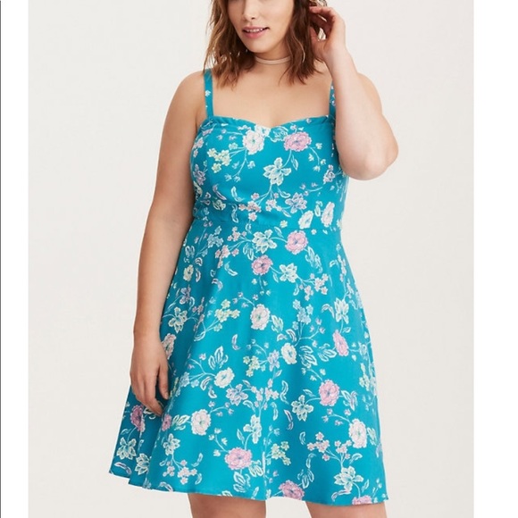torrid floral dress